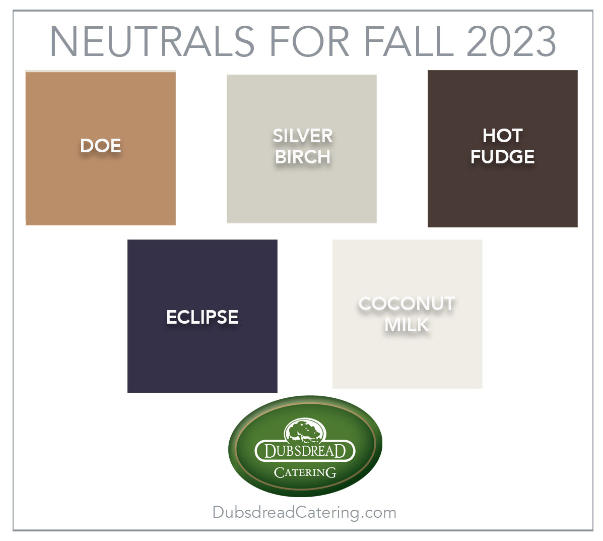 fall colors 2023 neutrals