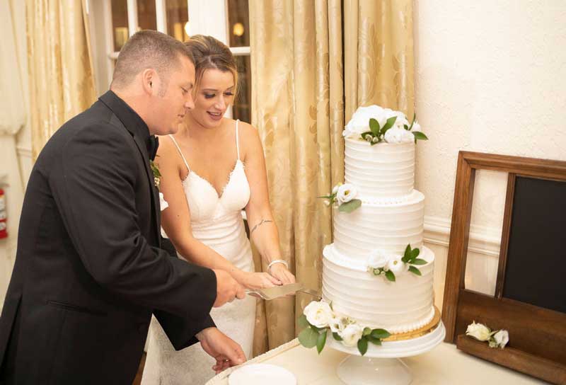 Wedding History Cake Top