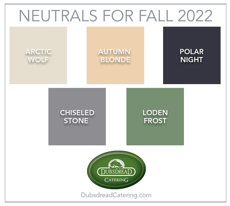 fall color trends 2022 palatte 2
